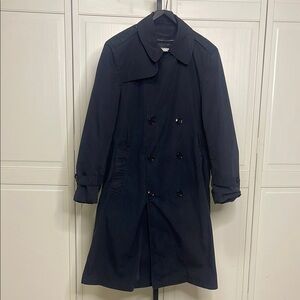 Vintage DSCP Man’s Army All Weather Trench Coat Black Size 38R